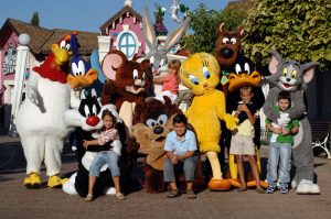Personajes del Parque Warner Madrid