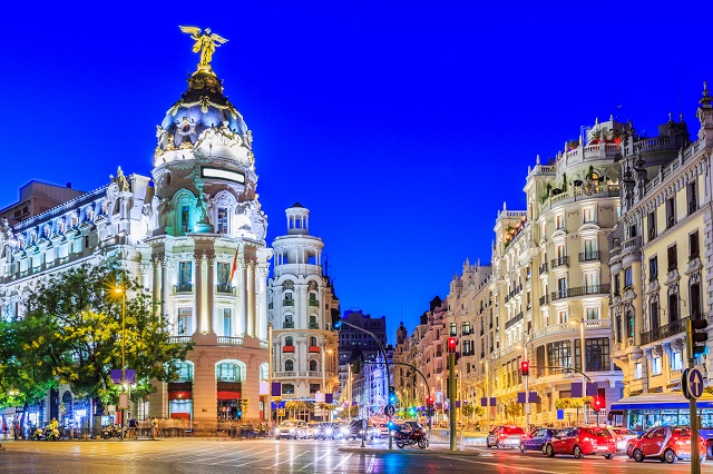 tarta Cuarto Locomotora Gran Vía - Madrid | La calle más famosa de Madrid